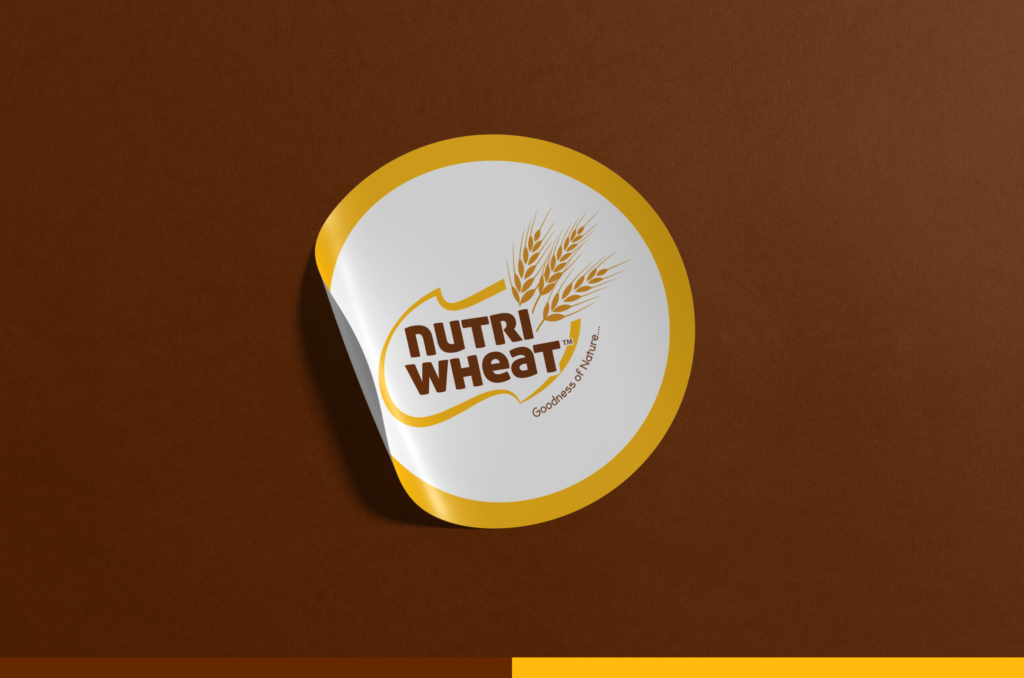 nutri wheat sticker